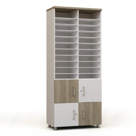 Cabinet cu 4 uși și 22 de rafturi OMD04ED-1125