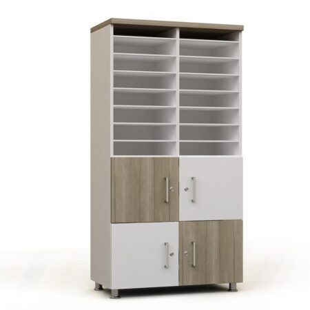 Cabinet cu 4 uși și 16 rafturi OMD04ED-1126
